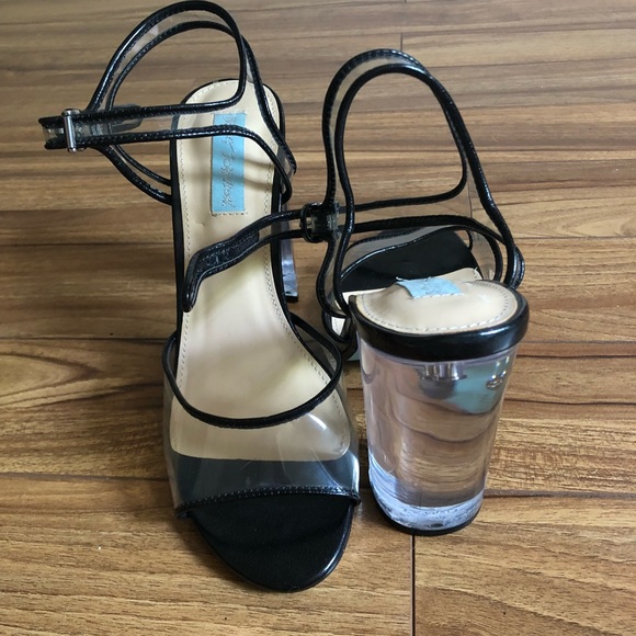 Betsey Johnson transparent heel sandal BNWT - Picture 2 of 5